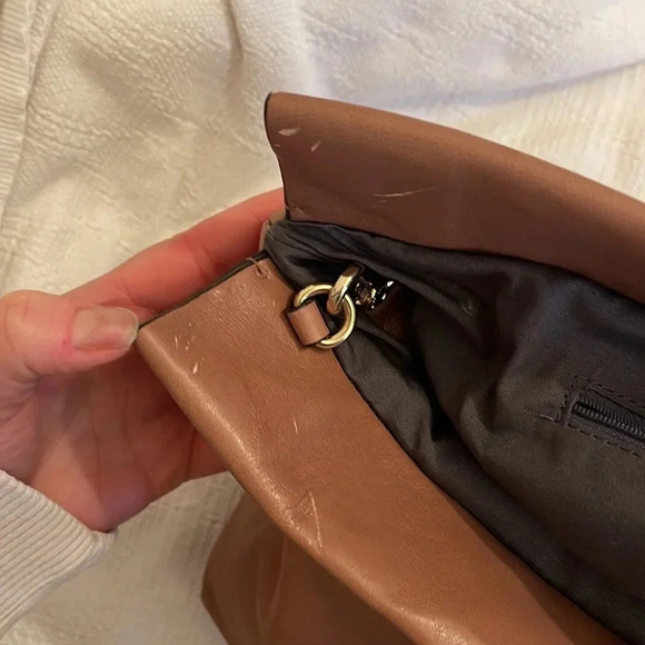 MARC JACOBS -leather satchel in clay- EUC - Picture 5 of 17